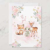 Baby es ist kalt draußen Dusche Einladung (Rückseite)