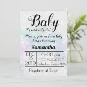 Baby Es ist kalt draußen Einladung (Stehend Vorderseite)