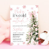 Baby es ist kalt draußen Einladung, Babydusche Einladung
