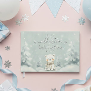 Baby, es ist kalt draußen Eisbär Winter Gästebuch
