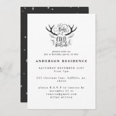 Baby es ist kalt draußen Feier Einladung Holiday (Vorne/Hinten)