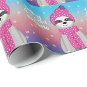 Baby Es ist kalt draußen Geschenkpapier (Rolleneckpunkt)