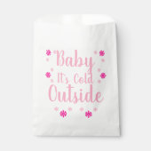 Baby Es ist kalt draußen Geschenktütchen (Vorderseite)