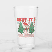 Baby es ist kalt draußen glas (Vorderseite)