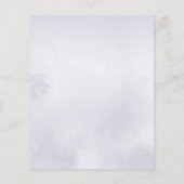 Baby Es ist kalt draußen graue Babydusche Einladun (Rückseite)