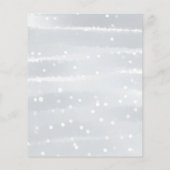 Baby Es ist kalt draußen graue Babydusche Einladun (Rückseite)