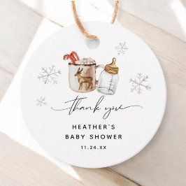 Baby es ist kalt draußen Hot Chocolate Winter Dusc Geschenkanhänger