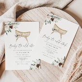 Baby es ist kalt draußen im Winter boho Babydusche Einladung