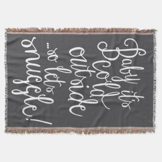 Baby Es ist kalt draußen im Winter Decke