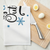 Baby Es ist kalt draußen im Winter Küchentuch (Viertel Falte)