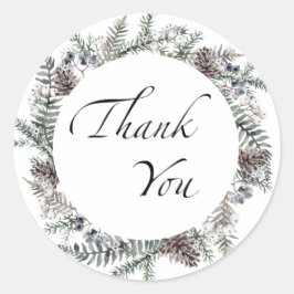 Baby es ist kalt draußen immergrün danke runder aufkleber