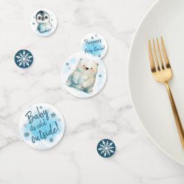 Baby Es ist kalt draußen Konfetti