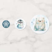 Baby Es ist kalt draußen Konfetti (Vorderseiten)