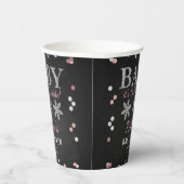 Baby Es ist kalt draußen Mädchen Winter Baby Dusch Pappbecher (Rechts)