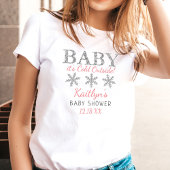 Baby Es ist kalt draußen Mädchen Winter Baby T-Shirt