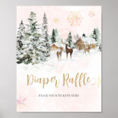 Baby Es ist kalt draußen Mädchen Winter Diaper Raf Poster (Vorne)