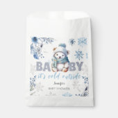 Baby es ist kalt draußen Niedliche Junge Winter Ba Geschenktütchen (Vorderseite)