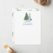 Baby es ist kalt draußen Note Card Mitteilungskarte (Vorderseite/Rückseite Beispiel)