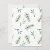 Baby es ist kalt draußen Note Card Mitteilungskarte (Rückseite)