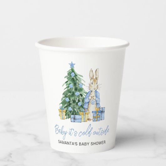 Baby es ist kalt draußen pappbecher (Vorderseite)