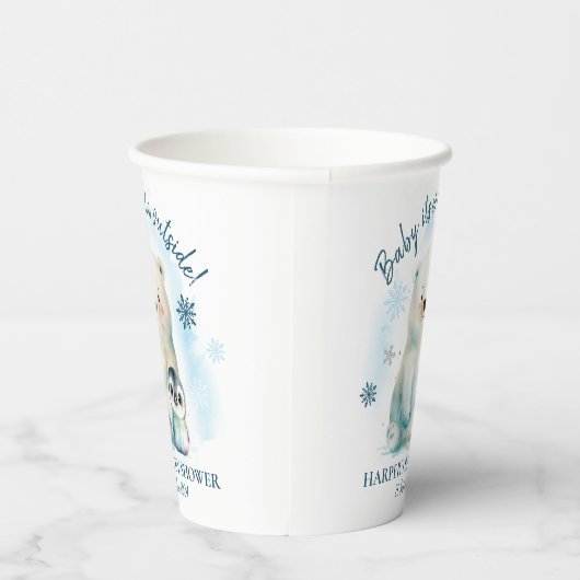 Baby Es ist kalt draußen Pappbecher (Rechts)