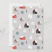 Baby Es ist kalt draußen Polar Bear Babydusche Einladung (Rückseite)