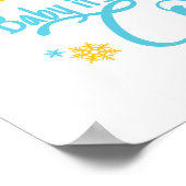 Baby es ist kalt draußen poster (Ecke)