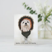 Baby es ist kalt draußen postkarte (Stehend Vorderseite)