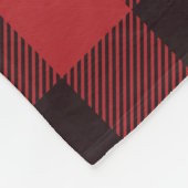 Baby Es ist kalt draußen Red Buffalo Kariert Fleecedecke (Ecke)