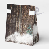 Baby Es ist kalt draußen Rustikale Babydusche Geschenkschachtel (Rückseite)