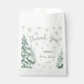 Baby es ist kalt draußen | Schnee Danke, dass du d Geschenktütchen (Vorderseite)
