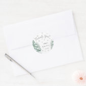 Baby es ist kalt draußen | Schnee Winter Baby Dusc Runder Aufkleber (Umschlag)