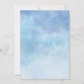 Baby Es ist kalt draußen Schneeballdusche einladen Einladung (Rückseite)