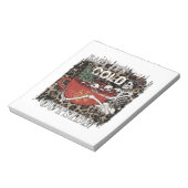 Baby Es ist kalt draußen Skelett Weihnachten Notizblock (Rotiert)