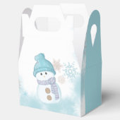 Baby Es ist kalt draußen Snowman Babydusche Geschenkschachtel (Geöffnet)
