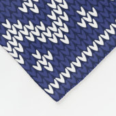 Baby, es ist kalt draußen Sweater Strick Blanket Fleecedecke (Ecke)