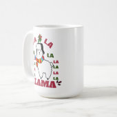 Baby Es ist kalt draußen Tasse - Llama Urlaub (Vorderseite Links)