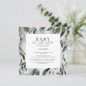 Baby es ist kalt draußen Wasserfarben Babydusche Ankündigung (Stehend Vorderseite)