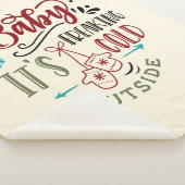 Baby Es ist kalt draußen Weihnachtsangebot Sherpadecke (3/4)