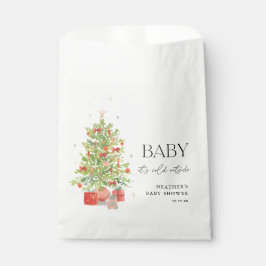 Baby Es ist kalt draußen Weihnachtsdusche Geschenktütchen