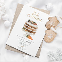 Baby Es ist kalt draußen Weihnachtskuchen Babydusc