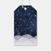 Baby Es ist kalt draußen Whimsical Baby Dusche Geschenkanhänger (Rückseite)