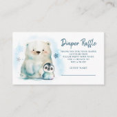 Baby Es ist kalt draußen Windelwölfe Begleitkarte (Vorderseite)