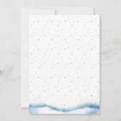 Baby es ist kalt draußen, Winter Baby Dusche. Einladung (Rückseite)