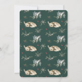 Baby Es ist kalt draußen Winter Baby Dusche Einladung (Rückseite)