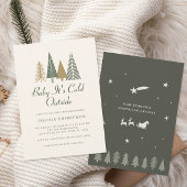 Baby Es ist kalt draußen Winter Baby Dusche Einladung