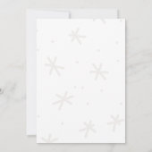 Baby Es ist kalt draußen Winter Baby Dusche Einladung (Rückseite)