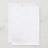 Baby Es ist kalt draußen Winter Baby Dusche Einladung (Rückseite)