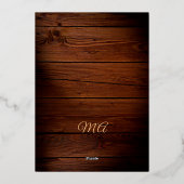 Baby es ist kalt draußen Winter Baby Dusche Folieneinladung (Rückseite)