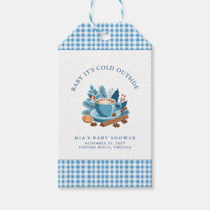 Baby Es ist kalt draußen Winter Baby Dusche Geschenkanhänger